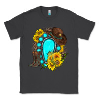 Smoke western turquoise gemstone Classic Tee - Zillion Design Studio
