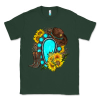 Sports Green western turquoise gemstone Classic Tee - Zillion Design Studio