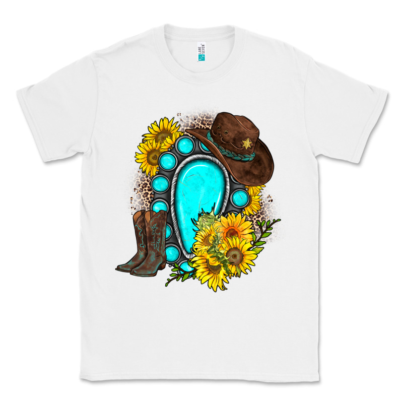 Western Turquoise Gemstone Classic Tee by Zillion Design Studio | Teevron
