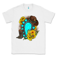 White western turquoise gemstone Classic Tee - Zillion Design Studio