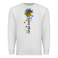 Autism Mama Sunflower Black Premium Sweatshirt | Teevron