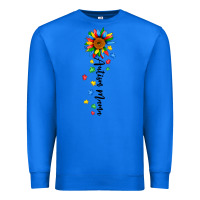 True Royal autism mama sunflower black Premium Sweatshirt - JahusDesignShop