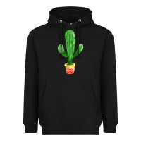 Black mexican cactus Heavyweight Hoodie - FaDigitalArtStudio