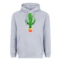 Heather Grey mexican cactus Heavyweight Hoodie - FaDigitalArtStudio
