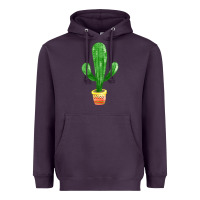 Plum mexican cactus Heavyweight Hoodie - FaDigitalArtStudio