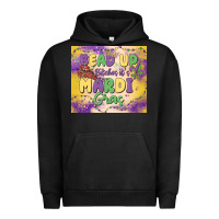 Pigment Black bead up bitches it's mardi gras Urban Hoodie - MaliasSmallBusiness