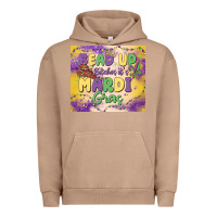 Pigment Burro bead up bitches it's mardi gras Urban Hoodie - MaliasSmallBusiness