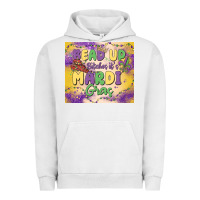 Pigment Lunar Rock bead up bitches it's mardi gras Urban Hoodie - MaliasSmallBusiness