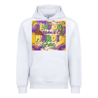 White bead up bitches it's mardi gras Urban Hoodie - MaliasSmallBusiness