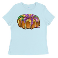 Baby Blue king cake Ladies Tee - BarkalooDesign