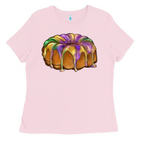 Bubblegum Pink king cake Ladies Tee - BarkalooDesign