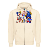 Sandshell happy 4 th of july Zipper Hoodie - texasbilliewilder
