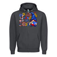 Smoke happy 4 th of july Zipper Hoodie - texasbilliewilder