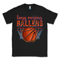 Black busy raising ballers basketball Classic Tee - texasbilliewilder