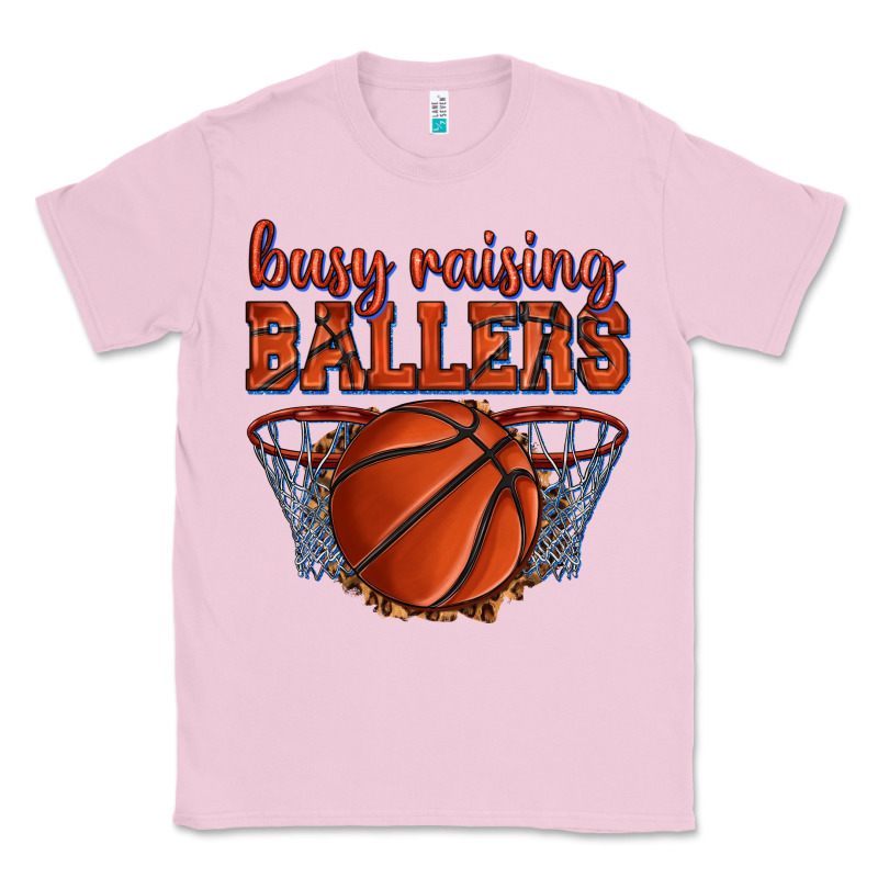 Busy Raising Ballers Basketball Classic Tee by texasbilliewilder | Teevron