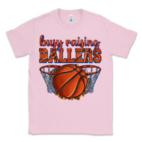Bubblegum Pink busy raising ballers basketball Classic Tee - texasbilliewilder