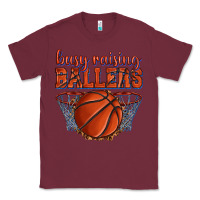 Burgundy busy raising ballers basketball Classic Tee - texasbilliewilder
