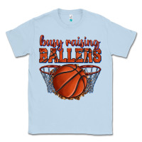 Dusty Blue busy raising ballers basketball Classic Tee - texasbilliewilder