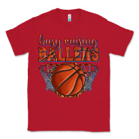 Red busy raising ballers basketball Classic Tee - texasbilliewilder