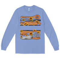 Colony Blue custom name kitchen tools Long Sleeve Tee - MaliasSmallBusiness