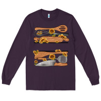 Plum custom name kitchen tools Long Sleeve Tee - MaliasSmallBusiness