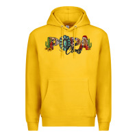 Lemon western christmas papa claus sunflowers and cactus Premium Hoodie - Jasminsmagicworld