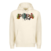 Tofu western christmas papa claus sunflowers and cactus Premium Hoodie - Jasminsmagicworld