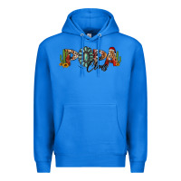 True Royal western christmas papa claus sunflowers and cactus Premium Hoodie - Jasminsmagicworld