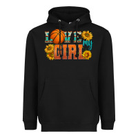 Black love my girl basketball Heavyweight Hoodie - HRA Design Shop