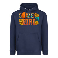 Navy love my girl basketball Heavyweight Hoodie - HRA Design Shop