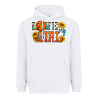 White love my girl basketball Heavyweight Hoodie - HRA Design Shop