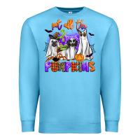 Ocean Blue pet all the pupkins Premium Sweatshirt - AdoDesignShop