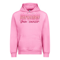 Fuchsia Pink stronger than cancer Urban Hoodie - MaliasSmallBusiness