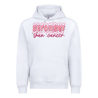 White stronger than cancer Urban Hoodie - MaliasSmallBusiness