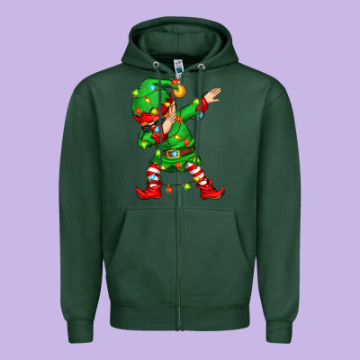 Zipper Hoodie dabbing elf