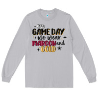 Moon Dust on game day we wear maroon and gold Long Sleeve Tee - MaliasSmallBusiness