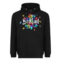 Black be kind2 Heavyweight Hoodie - SublimationCraftShop
