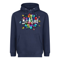 Navy be kind2 Heavyweight Hoodie - SublimationCraftShop