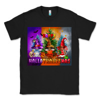 Black happy hallothanksmas Classic Tee - FaDigitalArtStudio