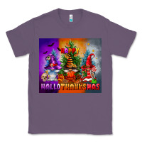 Lavender happy hallothanksmas Classic Tee - FaDigitalArtStudio