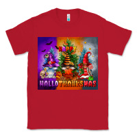 Red happy hallothanksmas Classic Tee - FaDigitalArtStudio