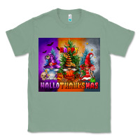 Sage happy hallothanksmas Classic Tee - FaDigitalArtStudio