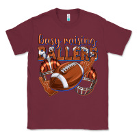 Burgundy busy raising ballers football Classic Tee - texasbilliewilder