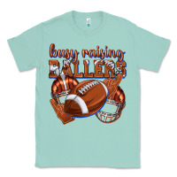 Seafoam busy raising ballers football Classic Tee - texasbilliewilder