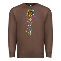 Chestnut autism mama sunflower white Premium Sweatshirt - JahusDesignShop