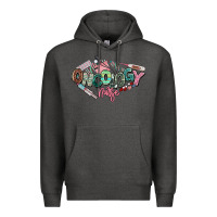 Charcoal Heather Oncology Nurse western Premium Hoodie - NancyCooperArtShop