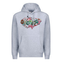 Heather Grey Oncology Nurse western Premium Hoodie - NancyCooperArtShop