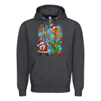 Smoke dabbing christmas Zipper Hoodie - Zillion Design Studio