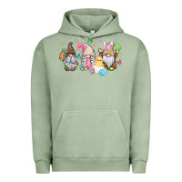 Pigment Oil Green easter gnomies Urban Hoodie - MaliasSmallBusiness