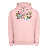 Pigment Salmon easter gnomies Urban Hoodie - MaliasSmallBusiness